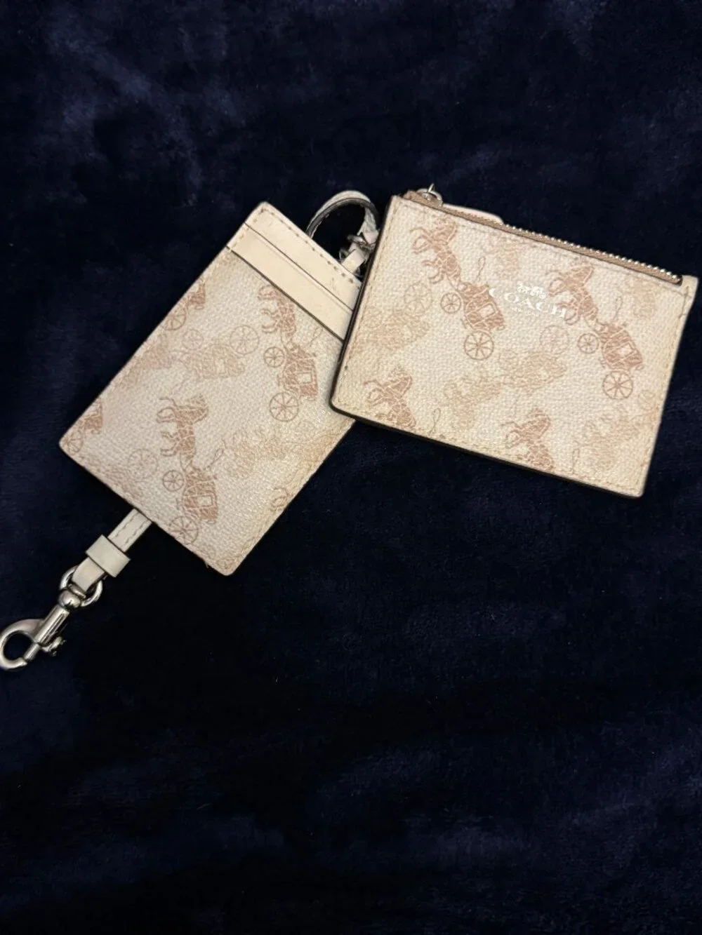 Coach Landyard Set With Horse and Carriage Print